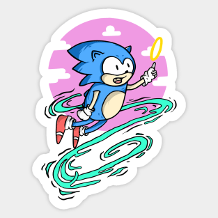 ring of sonic Sticker